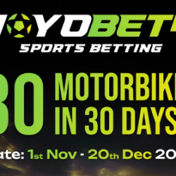 Upcoming Motorcycle Giveaway on Moyobet.ke and Hunt.ke: Win One of 30 Motorcycles!